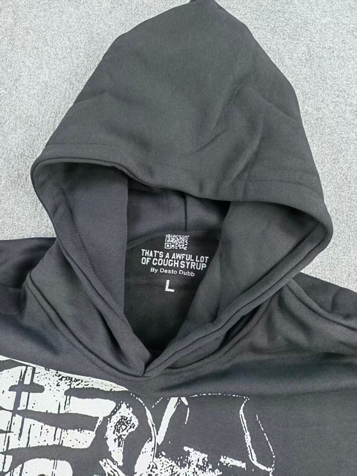 [50% Off]Cough Syrup Glass bottle Print hoodie 28314624