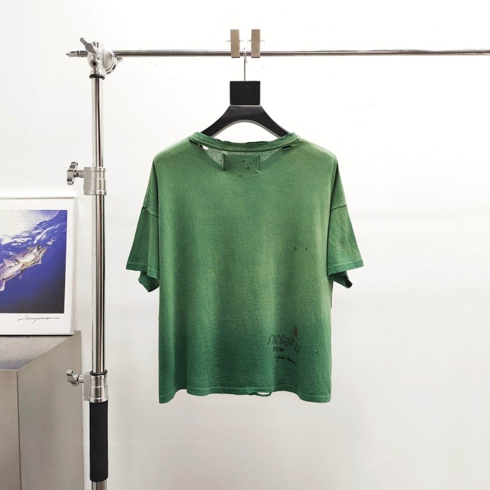 Paly Hollywood [Big & Tall for weights up to 220 lbs]1:1 quality version PH Logo Washed Gradient Green Tee 29510849