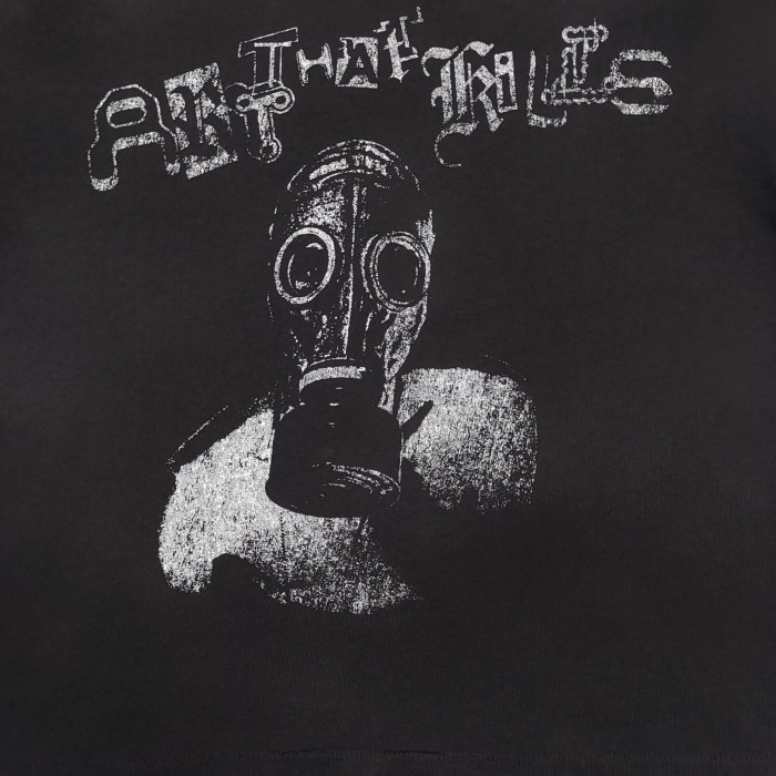 GaIIery Dept. [Big & Tall for weights up to 220 lbs]1:1 quality version Face Mask Fake Two Piece Black Long Sleeve Tee 29510846