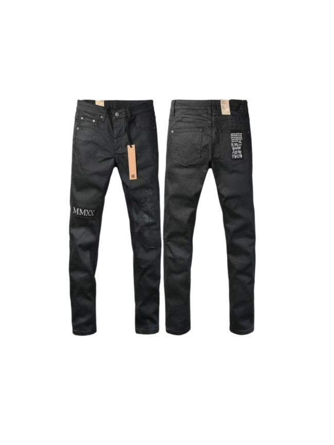 Ksubi 1:1 quality version Coated MMXX Embroidery Bandana Print Leather Patch Slim Fit Jeans 29510823