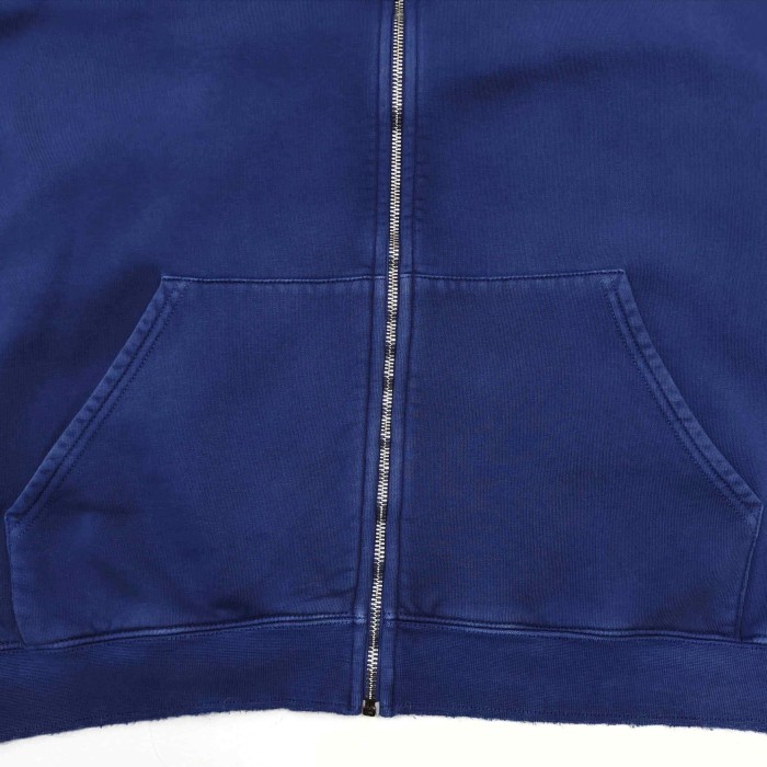 GaIIery Dept. [Big & Tall for weights up to 260 lbs]1:1 quality version Both Sleeves Blue Letter Navy Blue Zip Up Hoodie 29510839