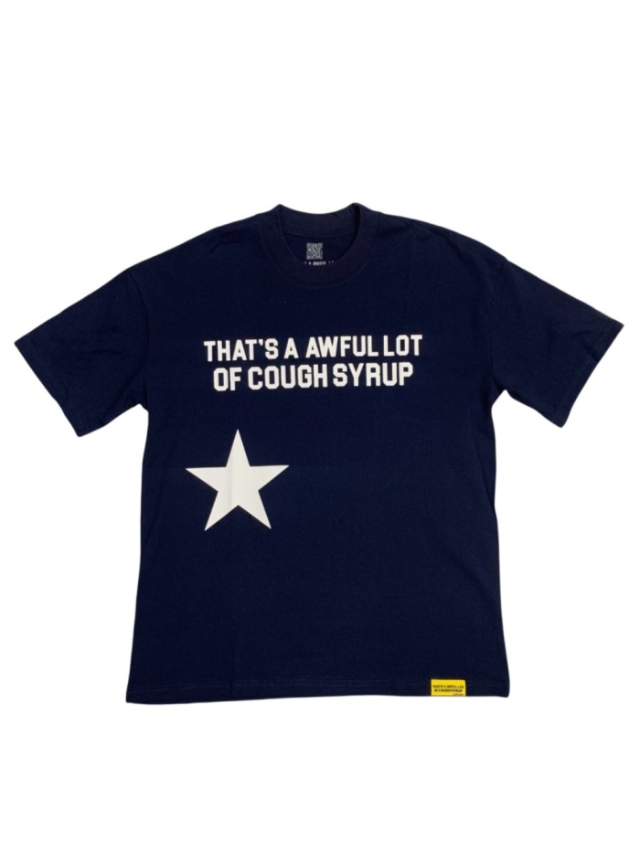 [50% Off]Cough Syrup Pentagram Print Tee 28314427