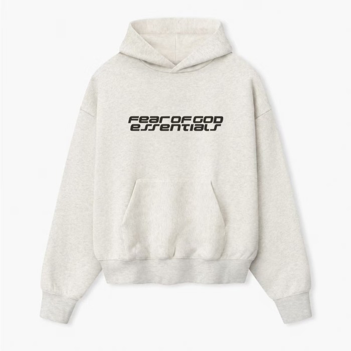 Fear Of God (Essentials) Chest Racing Letter Back 26 Racing Number Oversized Hoodie 3 colors 29520388