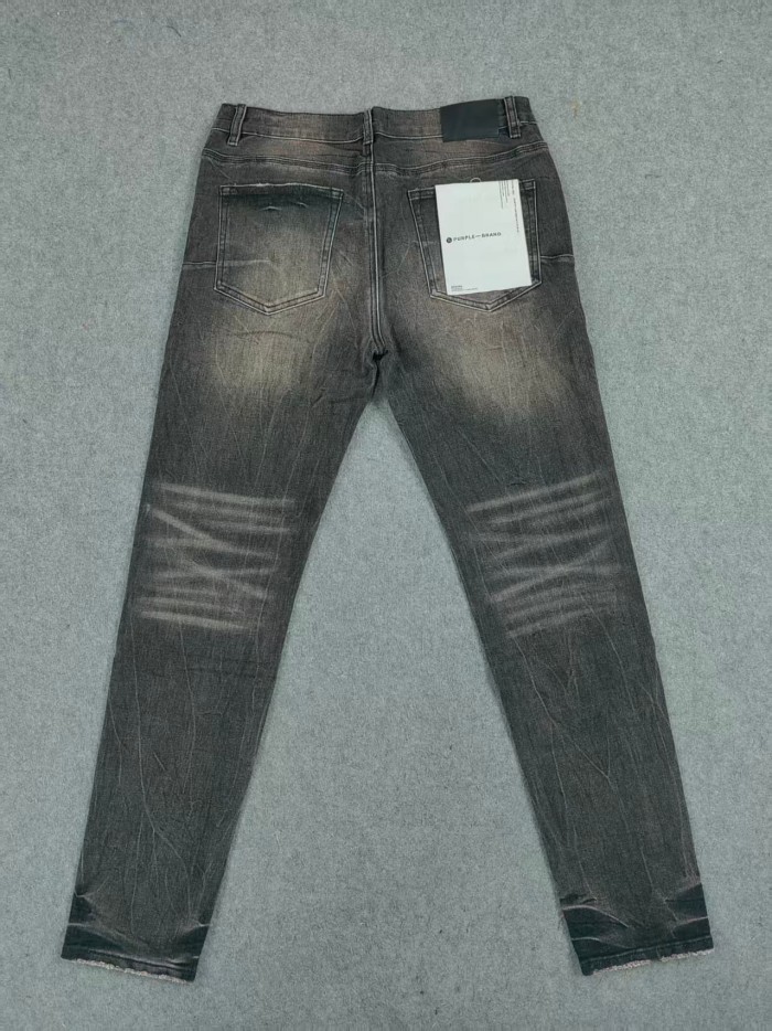 Purple Brand 1:1 quality version Irregular Scratch Wash Jeans 25928609