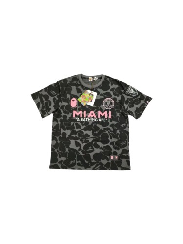 A Bathing Ape Bape Embroidered Badge Digital Print tee 3 colors 28491682