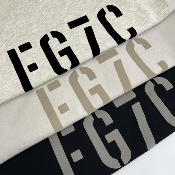 Fear Of God (Essentials) FG7C Plain Back Block Letter Metal Snap Oversized Hoodie 2 colors 29520367