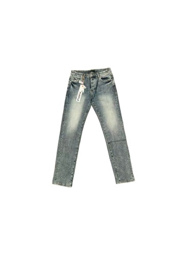 Purple Brand 1:1 quality version Wash All Over Rhinestone Crystal Studded Slim Skinny Jeans 29501060