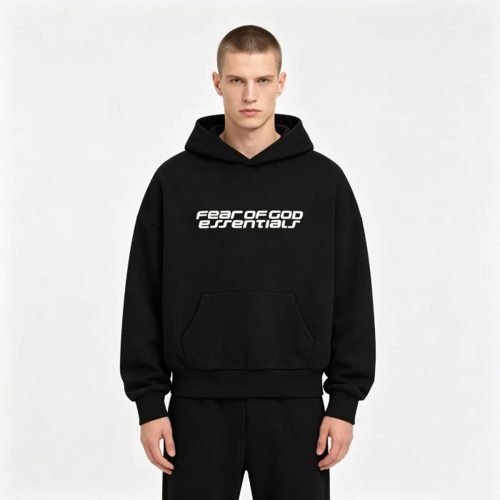 Fear Of God (Essentials) Zone Silicone Letter 2025 Holiday Print Hoodie 2 colors 29520396