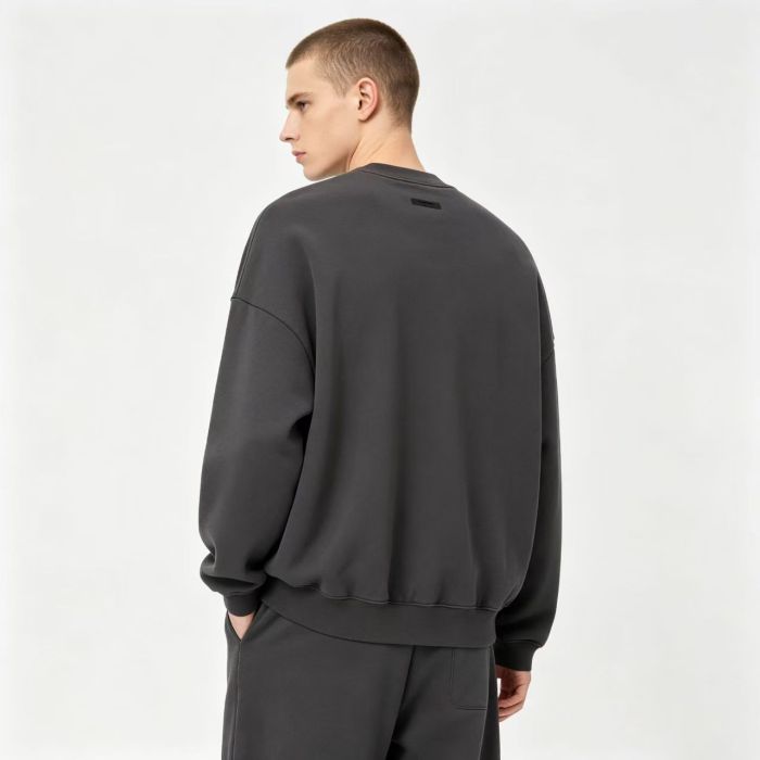 Fear Of God (Essentials) Arched Letter Cursive Script Oversized Crewneck Sweatshirt 3 colors 29520380
