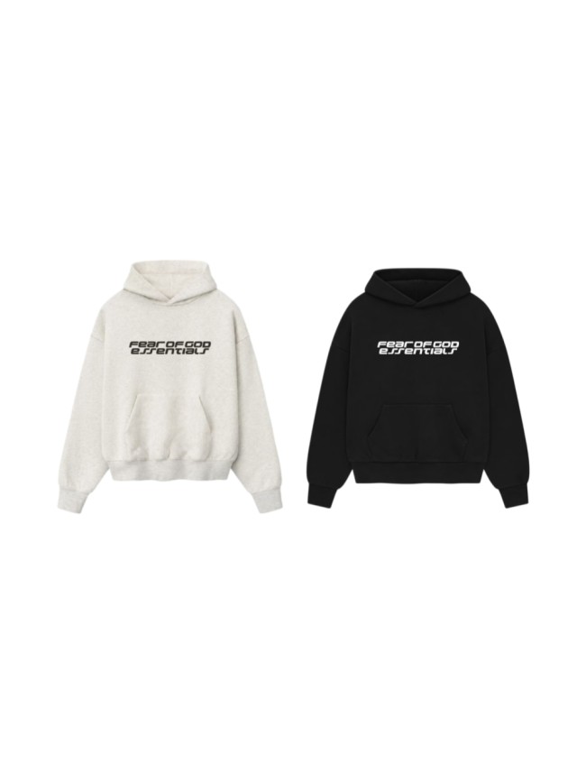 Fear Of God (Essentials) Zone Silicone Letter 2025 Holiday Print Hoodie 2 colors 29520396