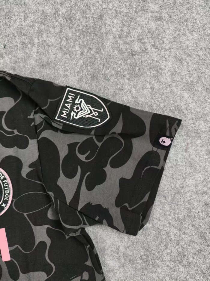 A Bathing Ape Bape Embroidered Badge Digital Print tee 3 colors 28491682