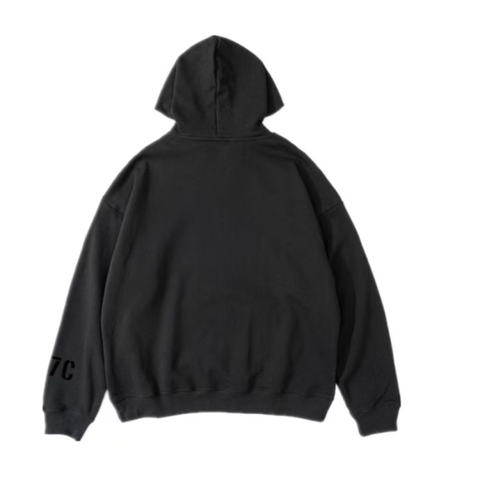 Fear Of God (Essentials)FG7C Plain Sleeve FG Metal Snap Oversized Hoodie 2 colors 29520441