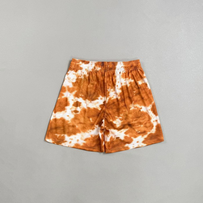 Eric Emanuel 1:1 quality version Tie Dye Splash Ink All Over Mesh EE Logo Loose Athletic Shorts 3 colors 29523768