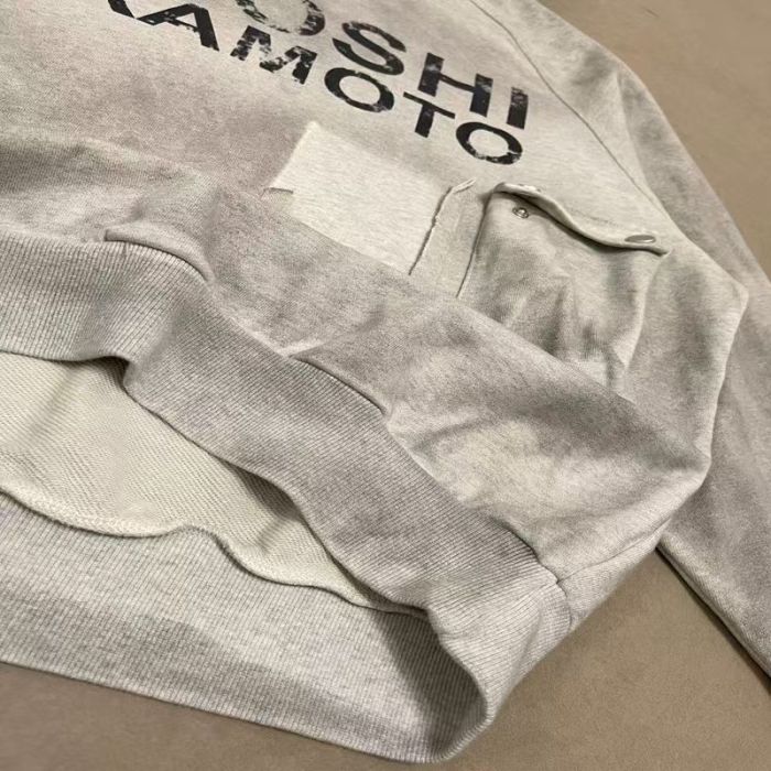 Satoshi Nakamoto Wash Chest Letter Utility Multi Pocket Snap Hood Oversized Hoodie 2 colors 29523459