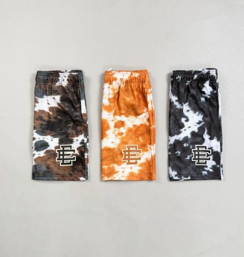 Eric Emanuel 1:1 quality version Tie Dye Splash Ink All Over Mesh EE Logo Loose Athletic Shorts 3 colors 29523768