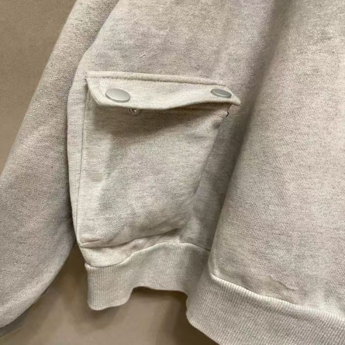 Satoshi Nakamoto Wash Chest Letter Utility Multi Pocket Snap Hood Oversized Hoodie 2 colors 29523459