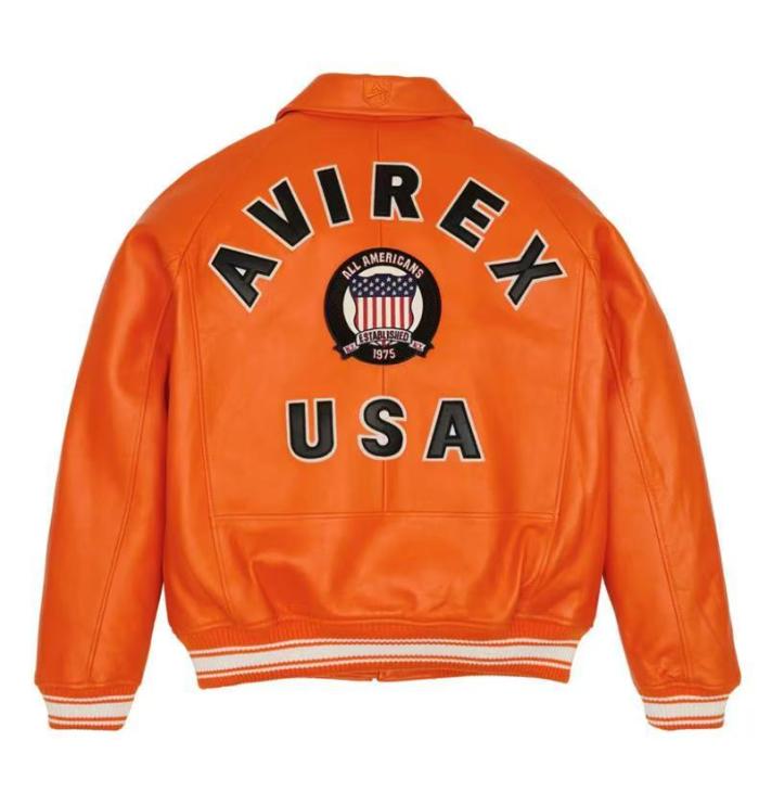 1:1 quality version Shield Patch Letter Turn-Down Collar Sheepskin Baseball Jacket 5 colors 29528714
