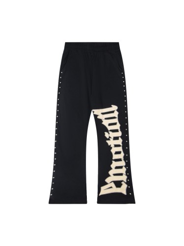 [50% Off]Mixed Emotion Logo printed beaded on both sides sweatpants 28418890