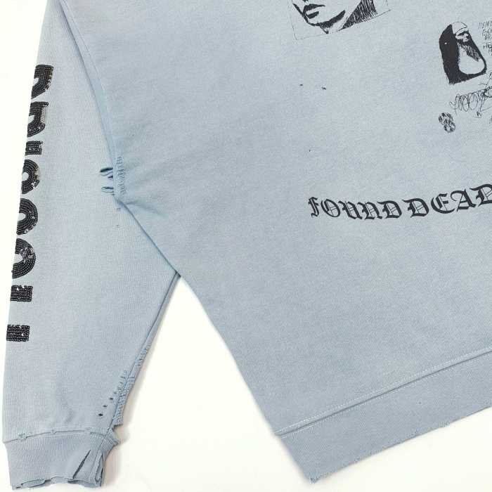 Paly Hollywood [Big & Tall for weights up to 220 lbs] 1:1 quality version Paly Hollywood Light Blue Graphic Hoodie