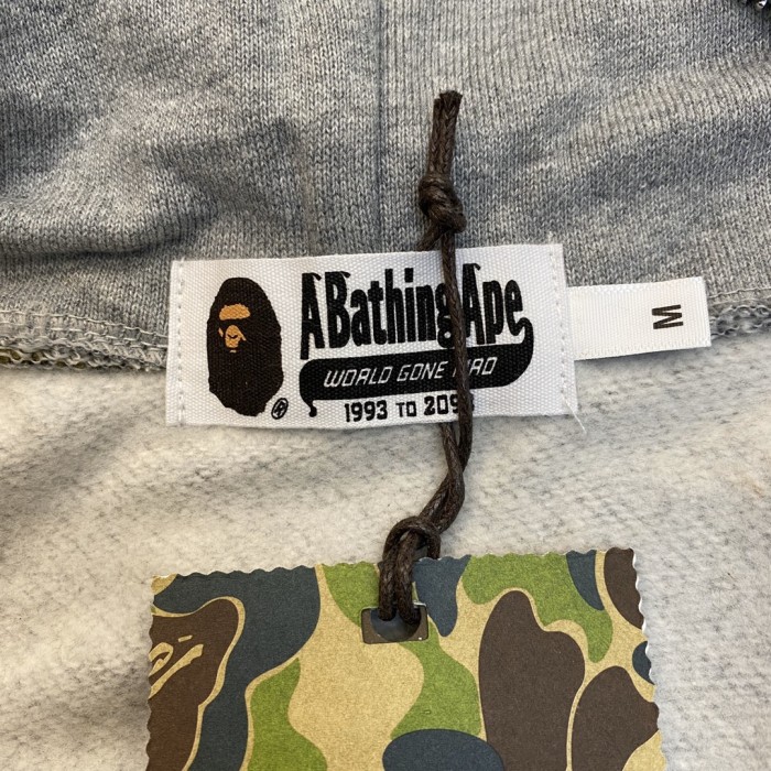 A Bathing Ape Bape 1:1 quality version Shark Spliced Camouflage WGM Logo Zip Couple Hoodie 2 colors 29530948