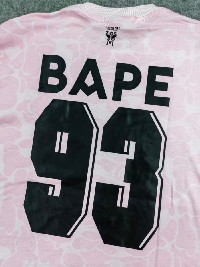 [50% Off]A Bathing Ape Bape Embroidered Badge Digital Print tee 3 colors 28491682