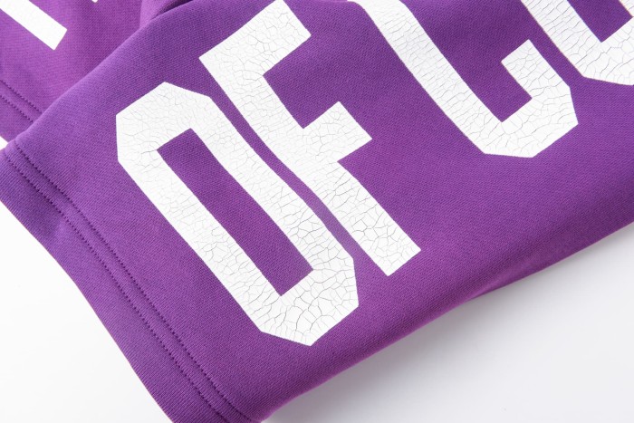 [50% Off]Cough Syrup Cracked Letter Print Washed Version Hoodie & Pants Set 2 colors 28688378
