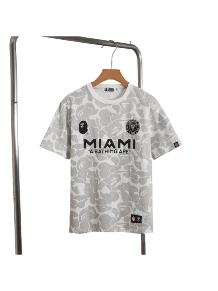 [50% Off]A Bathing Ape Bape Embroidered Badge Digital Print tee 3 colors 28491682