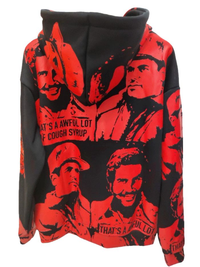 [50% Off]SDL 1:1 quality version Portrait Alphabet Print Zipper Hoodie 3 colors 28654292