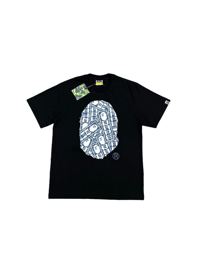 [50% Off]A Bathing Ape Bape 1:1 quality version Ape Man Patchwork Pattern Printed Tee 2 colors 28694971