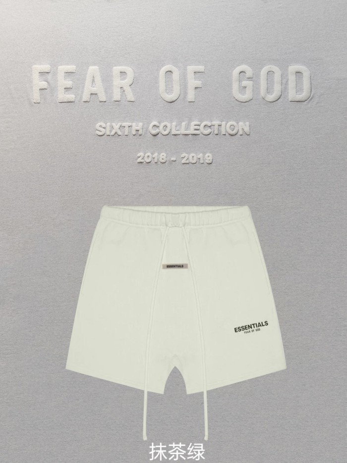 [50% Off]Fear Of God (Essentials) [Big & Tall for weights up to 220 lbs]1:1 quality version ESSENTIALS shorts 7 colors 16823512
