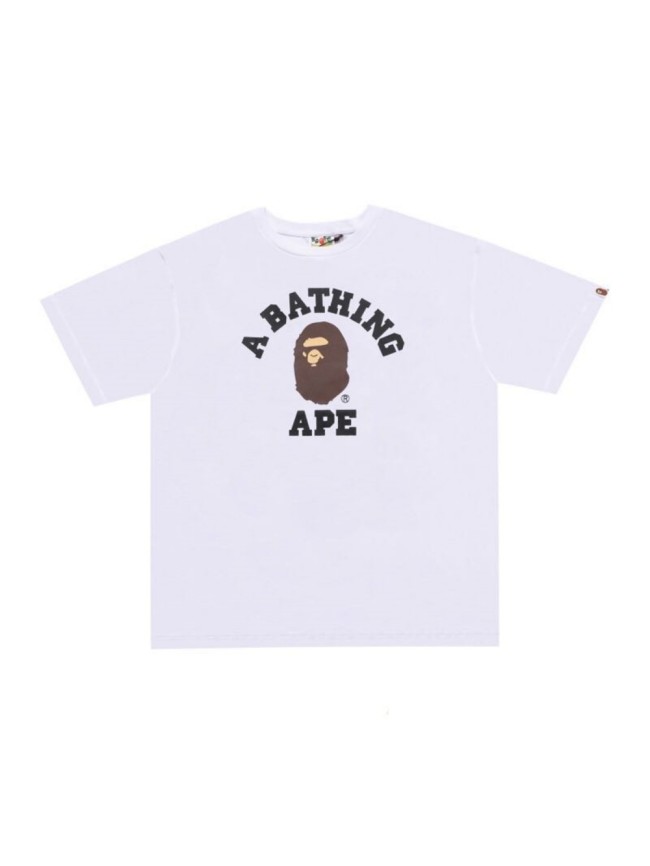 [50% Off]A Bathing Ape Bape Bape man head letter print couple t-shirt 4 colors 16822948