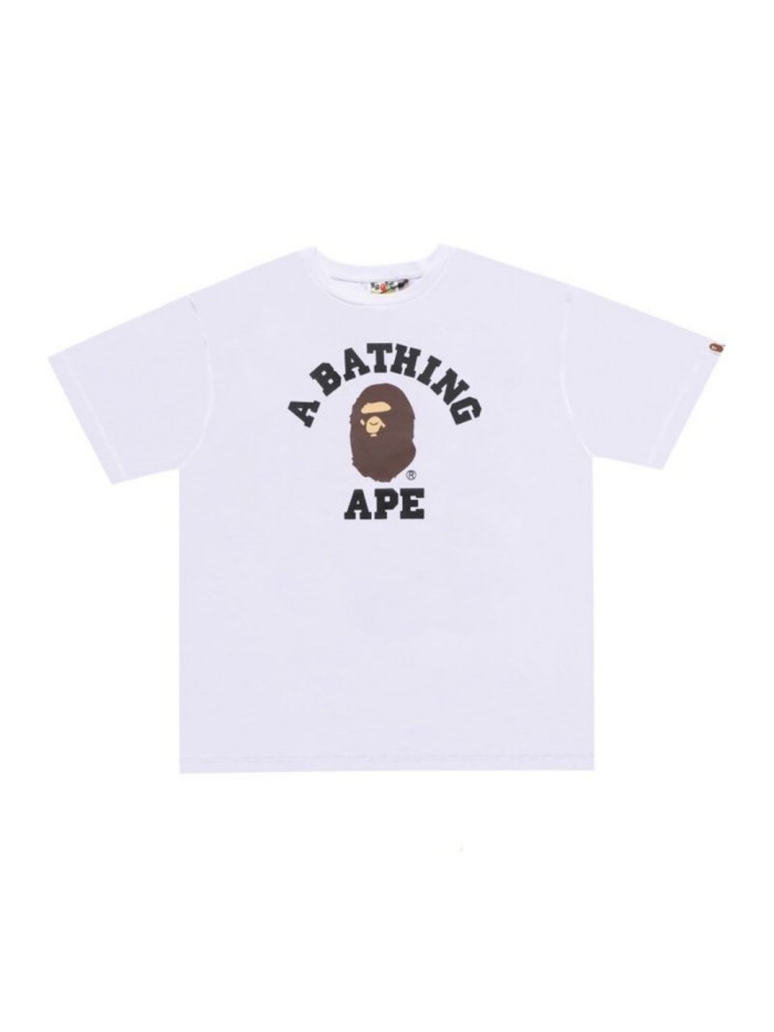 [50% Off]A Bathing Ape Bape Bape man head letter print couple t-shirt 4 colors 16822948