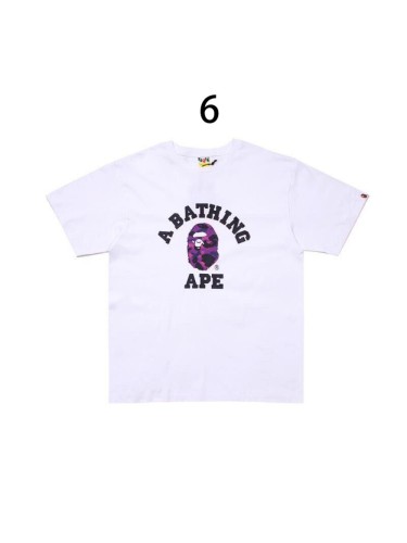[50% Off]Bape Camouflage Little Ape Head Text Print Short Sleeve 16822950