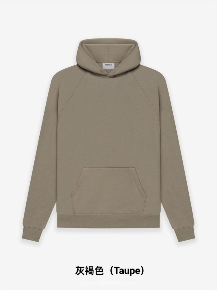 Fear Of God (Essentials) 1:1 quality version Back Silicone 3D Letter Brushed Fleece Hoodie 8 colors 29545510
