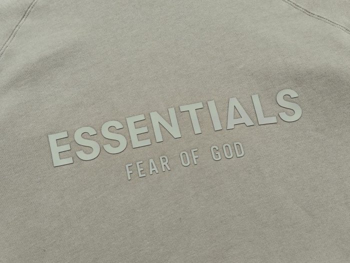 Fear Of God (Essentials) 1:1 quality version Back Silicone 3D Letter Brushed Fleece Hoodie 8 colors 29545510