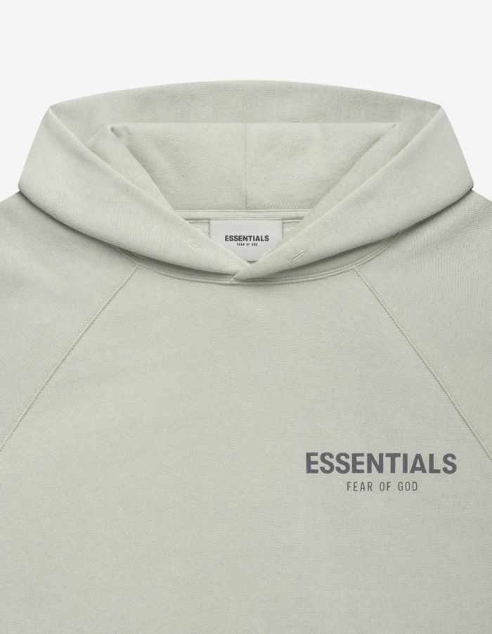 Fear Of God (Essentials) 1:1 quality version Raglan Sleeve Chest Logo Kangaroo Pocket Hoodie 4 colors 29545611