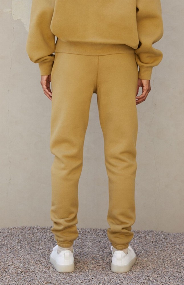 Fear Of God (Essentials) 1:1 quality version 3M Reflective Letter Brushed Fleece Casual Cuffed Pants 8 colors 29545593
