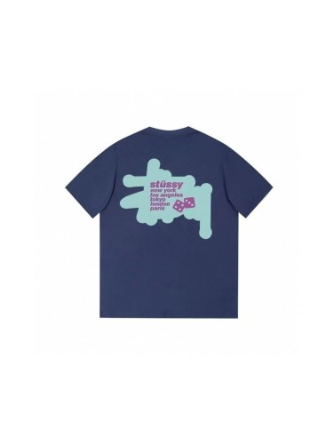 [50% Off]Stussy Front and Back Monogrammed Dice Print Tee 4 colors 27789930