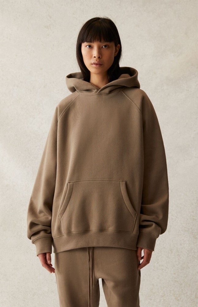 Fear Of God (Essentials) 1:1 quality version Back Silicone 3D Letter Brushed Fleece Hoodie 8 colors 29545510