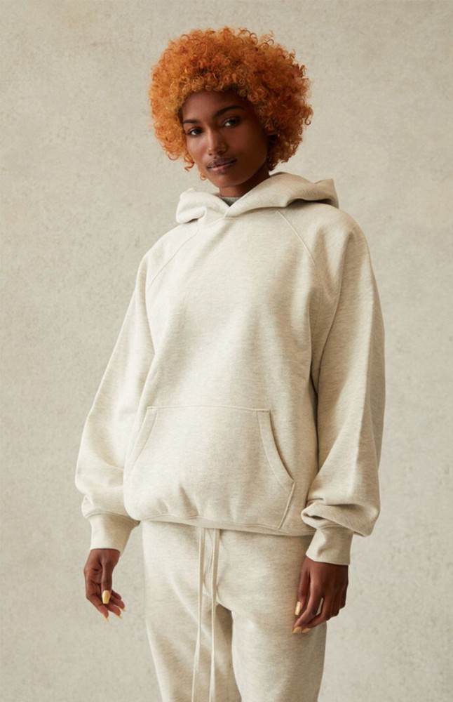 Fear Of God (Essentials) 1:1 quality version Back Silicone 3D Letter Brushed Fleece Hoodie 8 colors 29545510