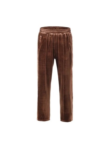 [50% Off]Street style velvet pants black brown 16824147