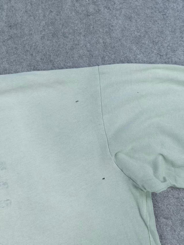 Paly Hollywood [Big & Tall for weights up to 220 lbs]1:1 quality version Triangle Eye Hot Drill Mint Green Long Sleeve Tee 29533029
