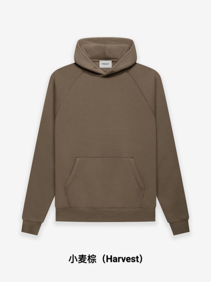 Fear Of God (Essentials) 1:1 quality version Back Silicone 3D Letter Brushed Fleece Hoodie 8 colors 29545510