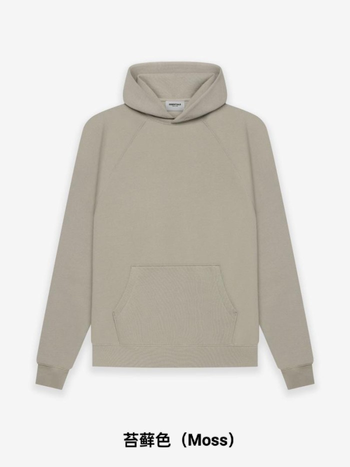 Fear Of God (Essentials) 1:1 quality version Back Silicone 3D Letter Brushed Fleece Hoodie 8 colors 29545510
