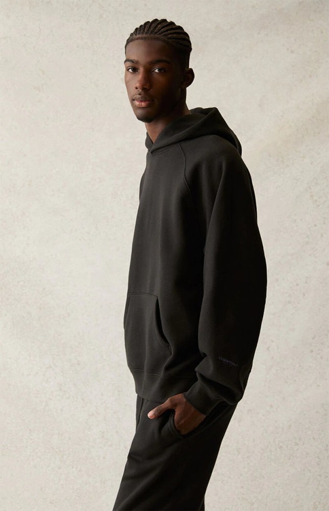 Fear Of God (Essentials) 1:1 quality version Raglan Sleeve Chest Logo Kangaroo Pocket Hoodie 4 colors 29545611