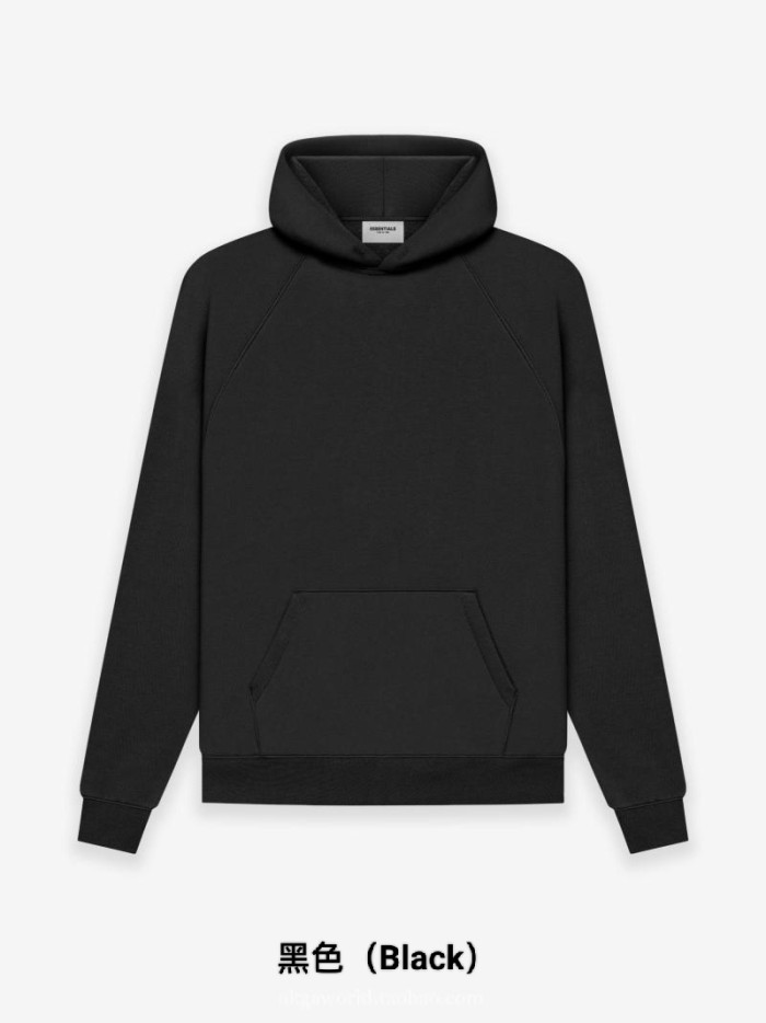 Fear Of God (Essentials) 1:1 quality version Back Silicone 3D Letter Brushed Fleece Hoodie 8 colors 29545510