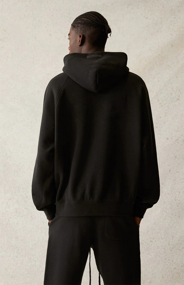 Fear Of God (Essentials) 1:1 quality version Raglan Sleeve Chest Logo Kangaroo Pocket Hoodie 4 colors 29545611