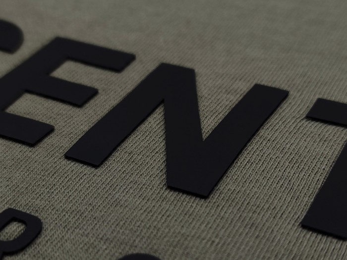 Fear Of God (Essentials) 1:1 quality version Back 3D Silicone Letter Logo Oversized Long Sleeve Tee 4 colors 29545640