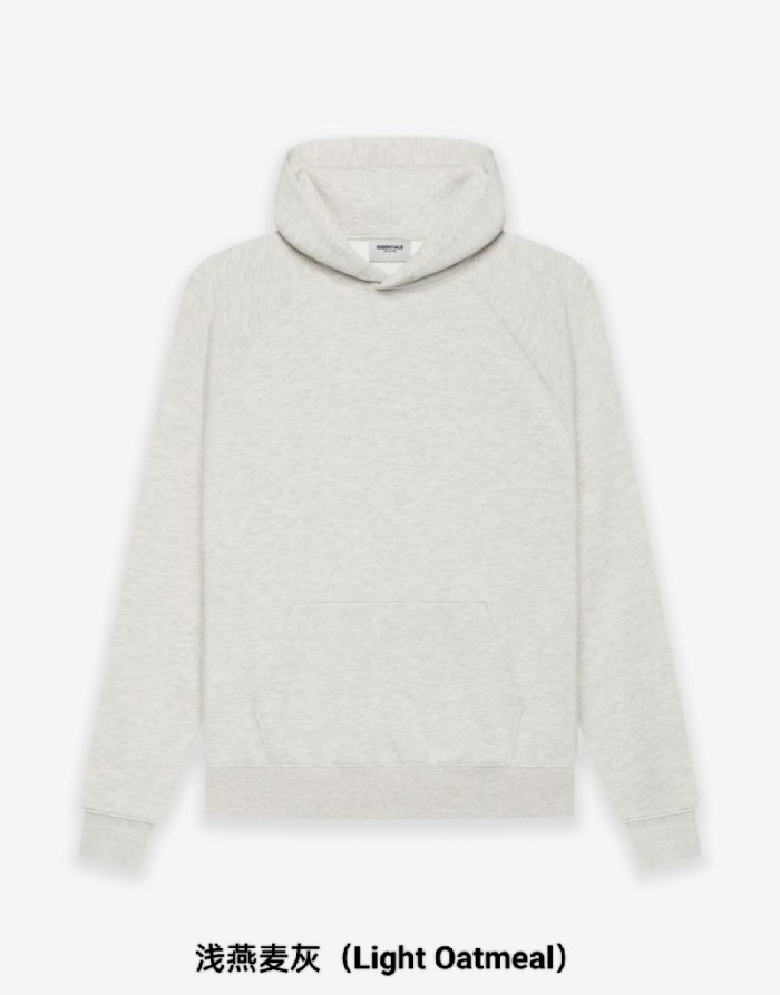 Fear Of God (Essentials) 1:1 quality version Back Silicone 3D Letter Brushed Fleece Hoodie 8 colors 29545510