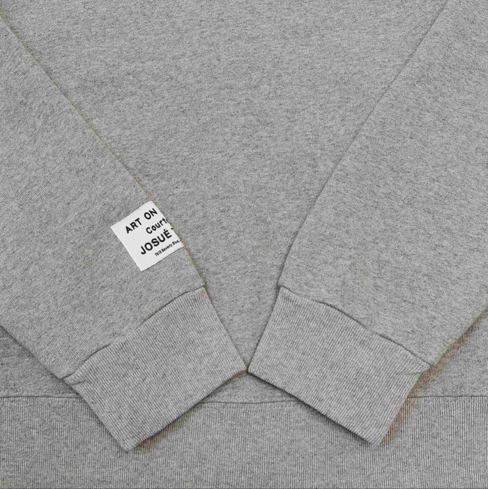 GaIIery Dept. [Big & Tall for weights up to 260 lbs]1:1 quality version Denim Layered G Patch French Slogan Full Zip Hoodie 29545408